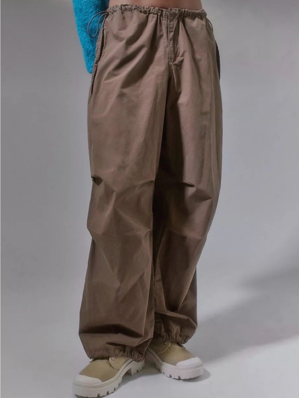 iets frans Urban Outfitters Y2K Balloon Drawcord Waist Low Rise Cargo Pants
